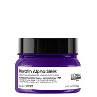 Изглаждаща маска за коса Loreal Professionnel Keratin Alpha Sleek Mask 250ml