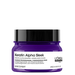 Изглаждаща маска за коса Loreal Professionnel Keratin Alpha Sleek Mask 250ml Изглаждаща маска за коса Loreal Professionnel Keratin Alpha Sleek Mask 250ml