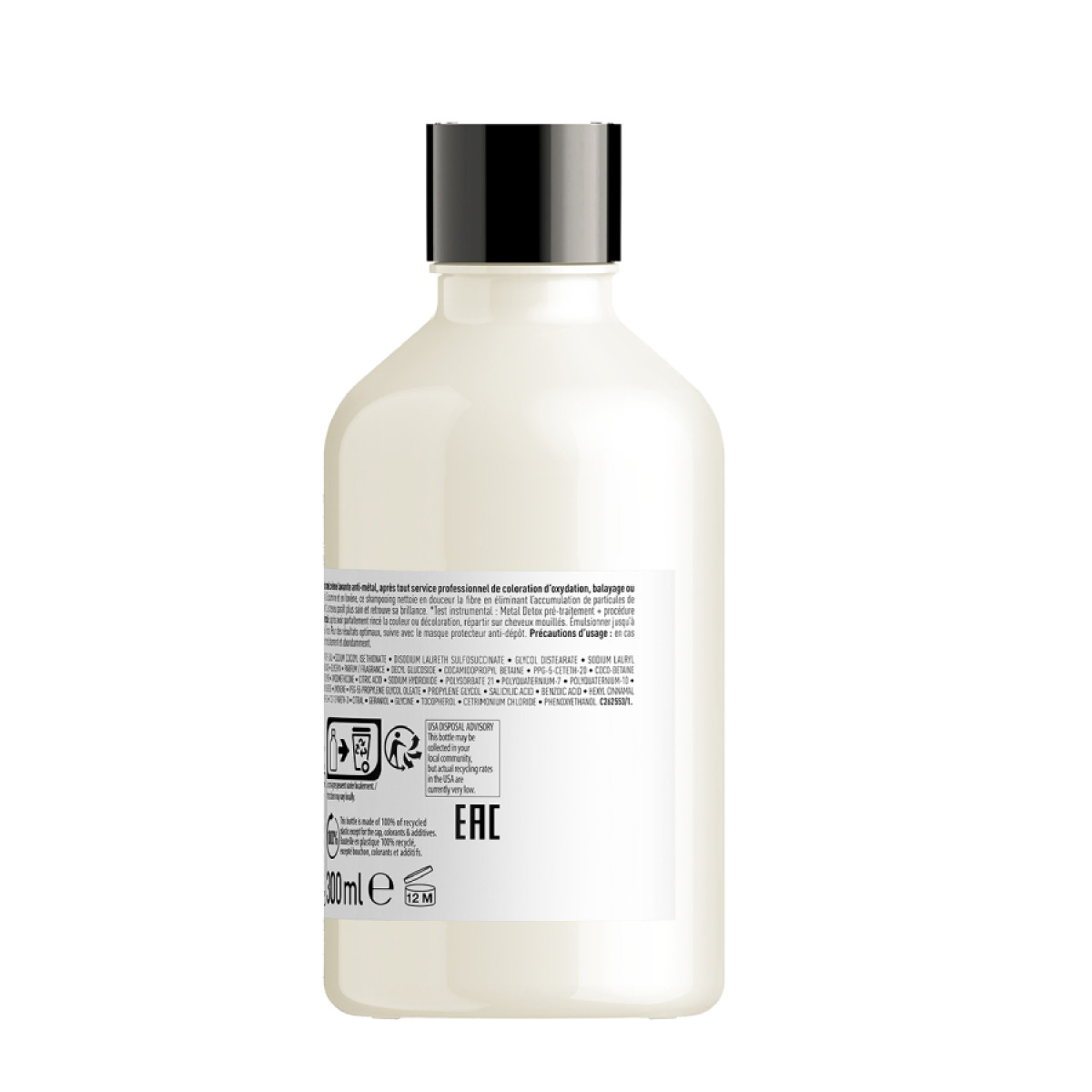 Крем-шампоан за всеки тип боядисана коса Loreal Professionnel Metal Detox Shampoo 300ml