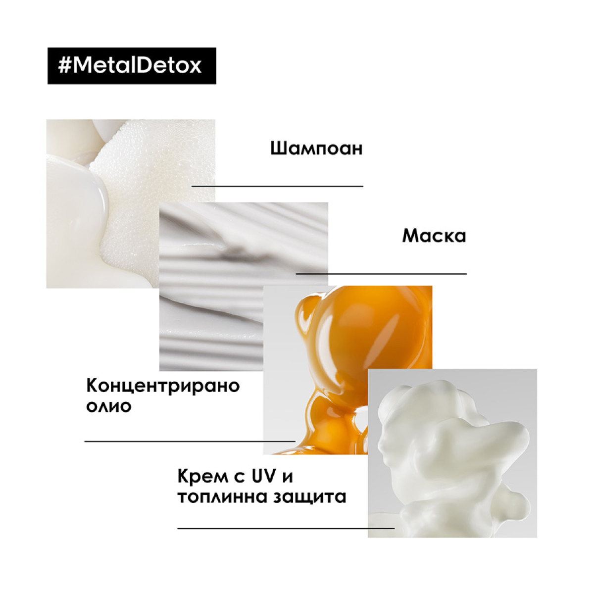 Термозащитен крем Loreal Professionnel Metal Detox High Protection Cream 100ml