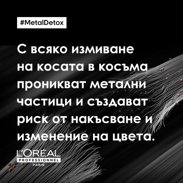Термозащитен крем Loreal Professionnel Metal Detox High Protection Cream 100ml