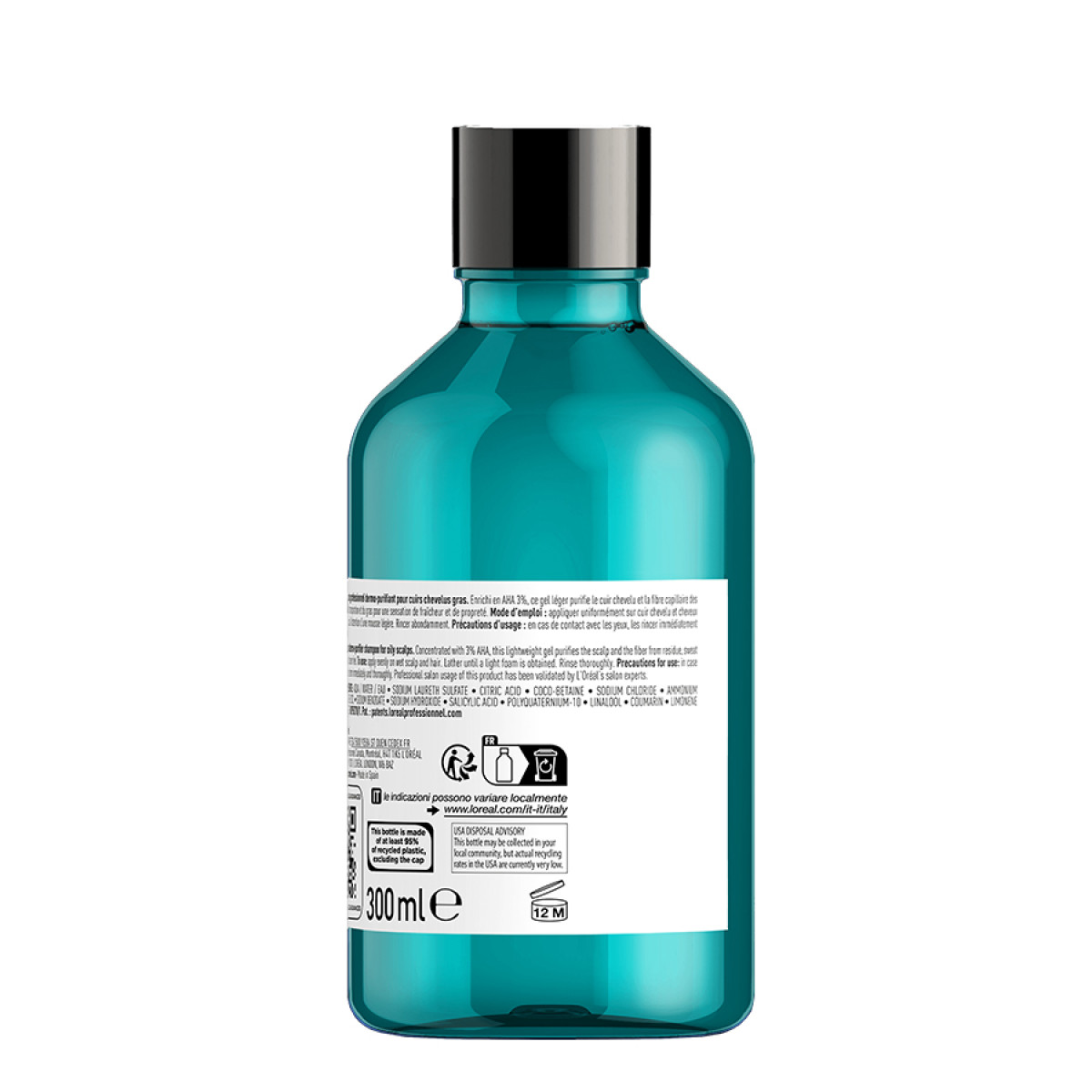 Балансиращ шампоан против омазняване Loreal Professionnel Scalp Advanced Anti-Oiliness Shampoo 300ml