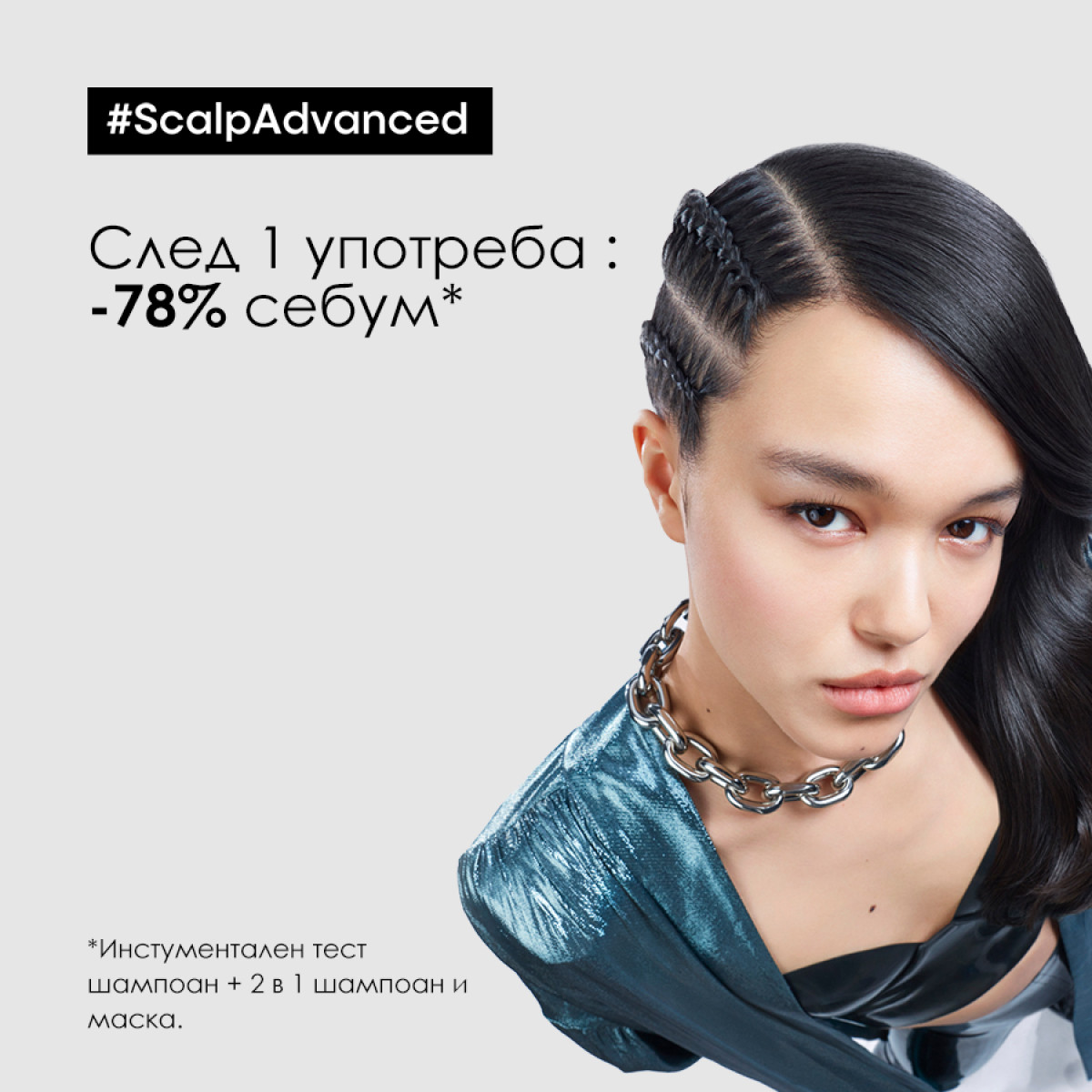 Балансиращ шампоан против омазняване Loreal Professionnel Scalp Advanced Anti-Oiliness Shampoo 300ml