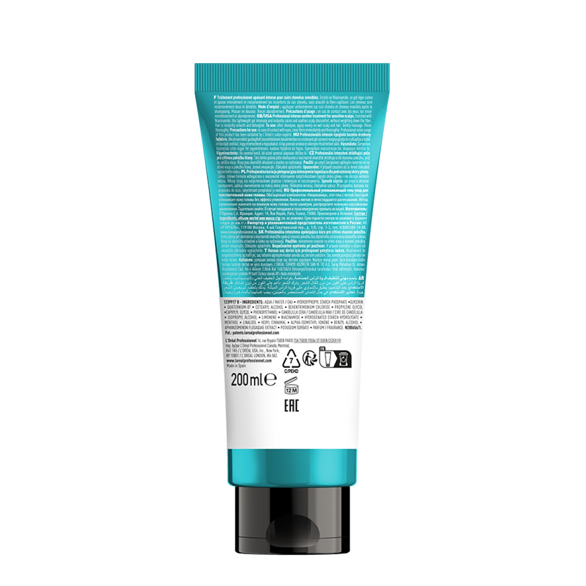 Интензивна успокояваща грижа за скалп Loreal Professionnel Scalp Advanced Anti-Discomfort Treatment 200ml