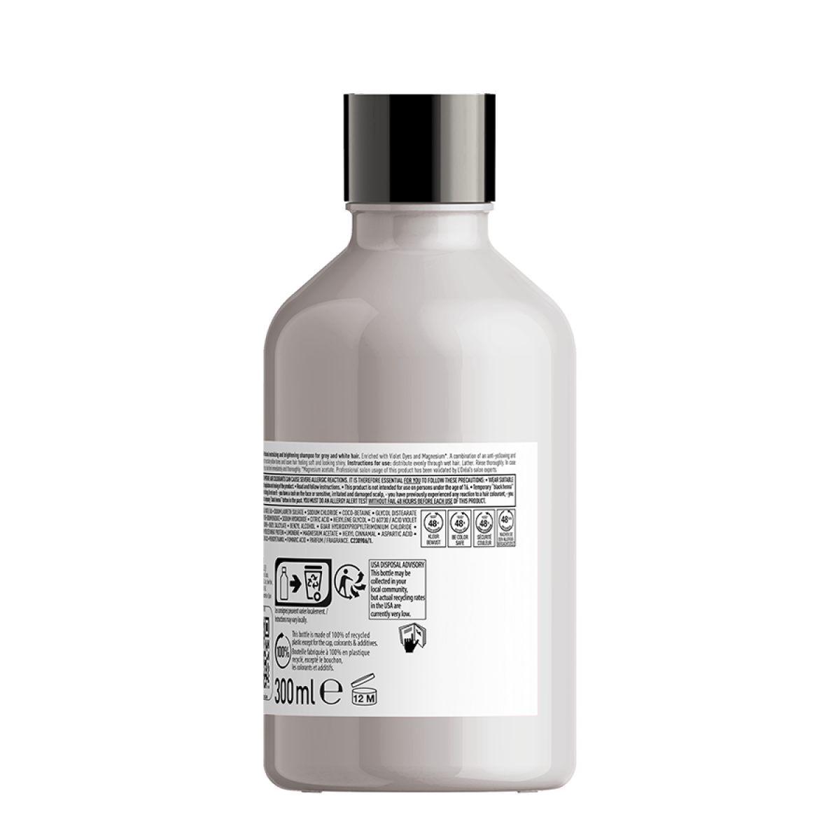Неутрализиращ шампоан за сива и бяла коса Loreal Professionnel Silver Shampoo 300ml