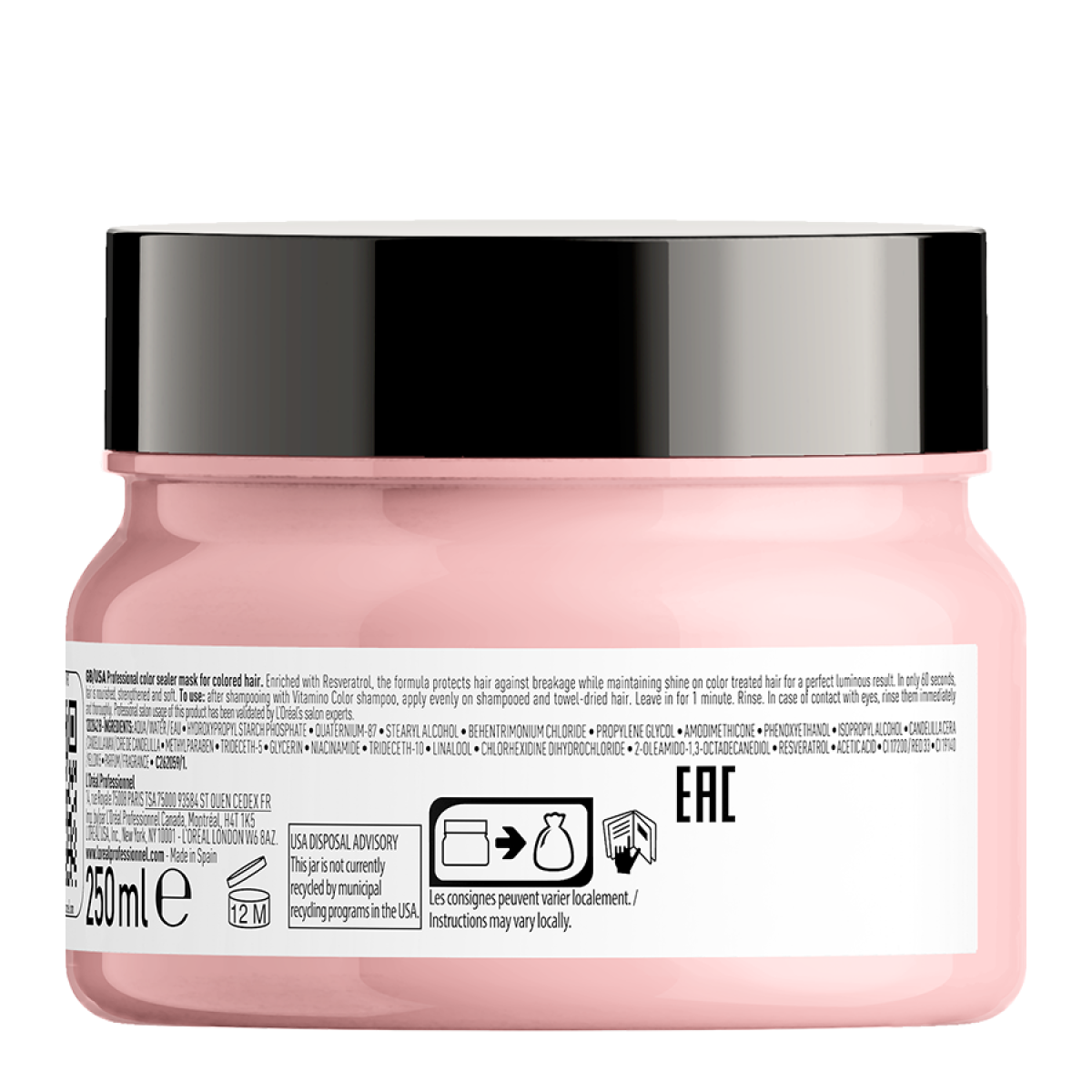 Подхранваща маска за боядисана коса Loreal Professionnel Vitamino Color Mask 250ml