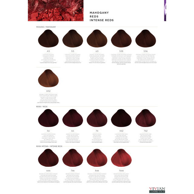 Трайна боя за коса с масло от орхидея и бял чай Luxury Permanent Coloring Cream 100ml