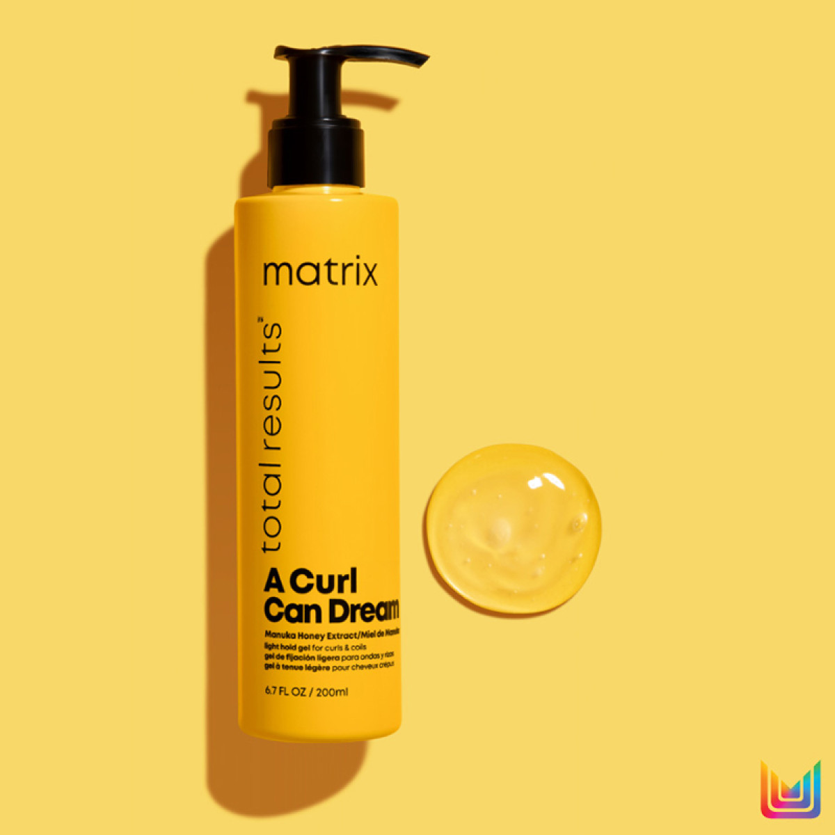Оформящ гел с лека фиксация за къдрава коса Matrix Total Results A Curl Can Dream Light Hold Gel 200ml