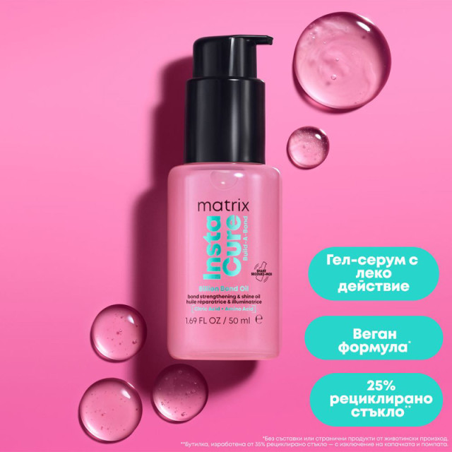 Олио за увредена коса Matrix Instacure Build-A-Bond Billion Bond Oil 50ml