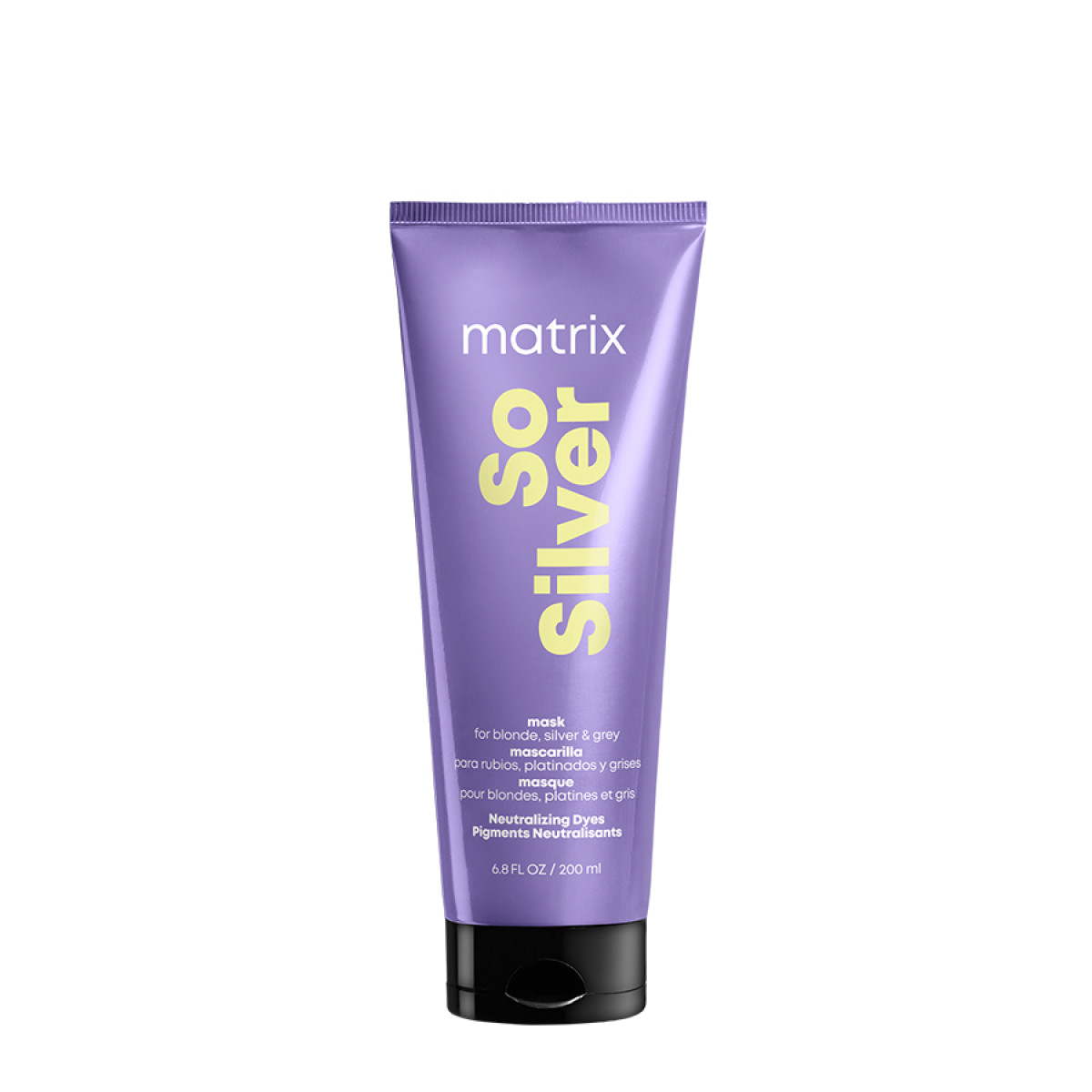 Матираща маска за неутрализиране на жълти оттенъци на руса коса Matrix Total Results So Silver Hair Mask 200ml