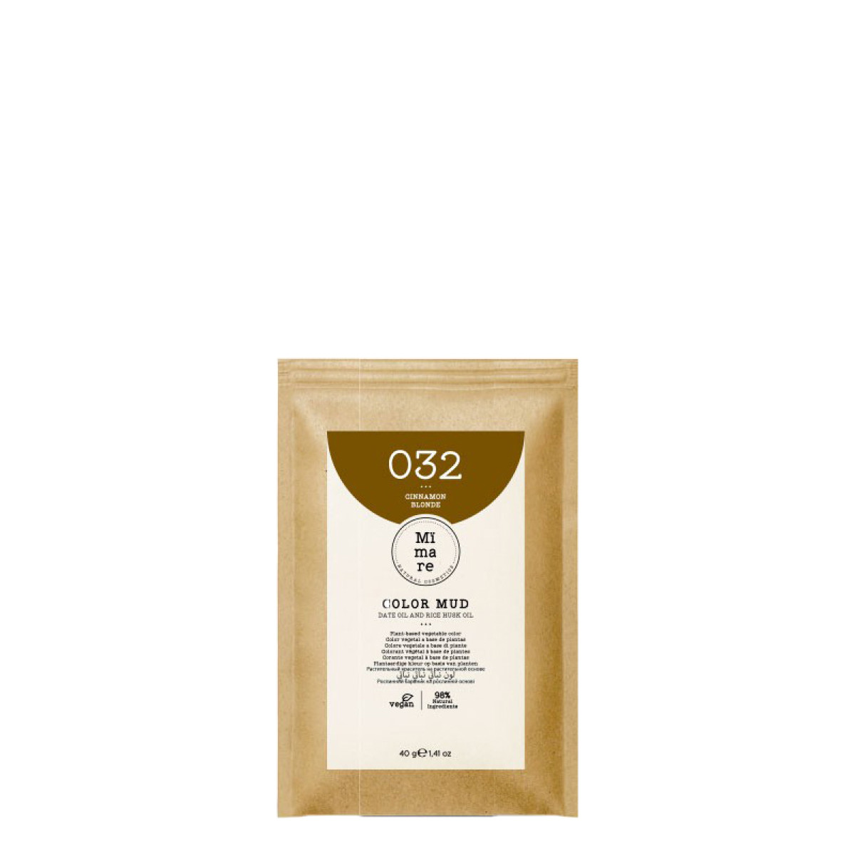 Оцветяваща глина с естествени растителни багрила Mimare Color Mud 40 гр - 032 Канелено русо