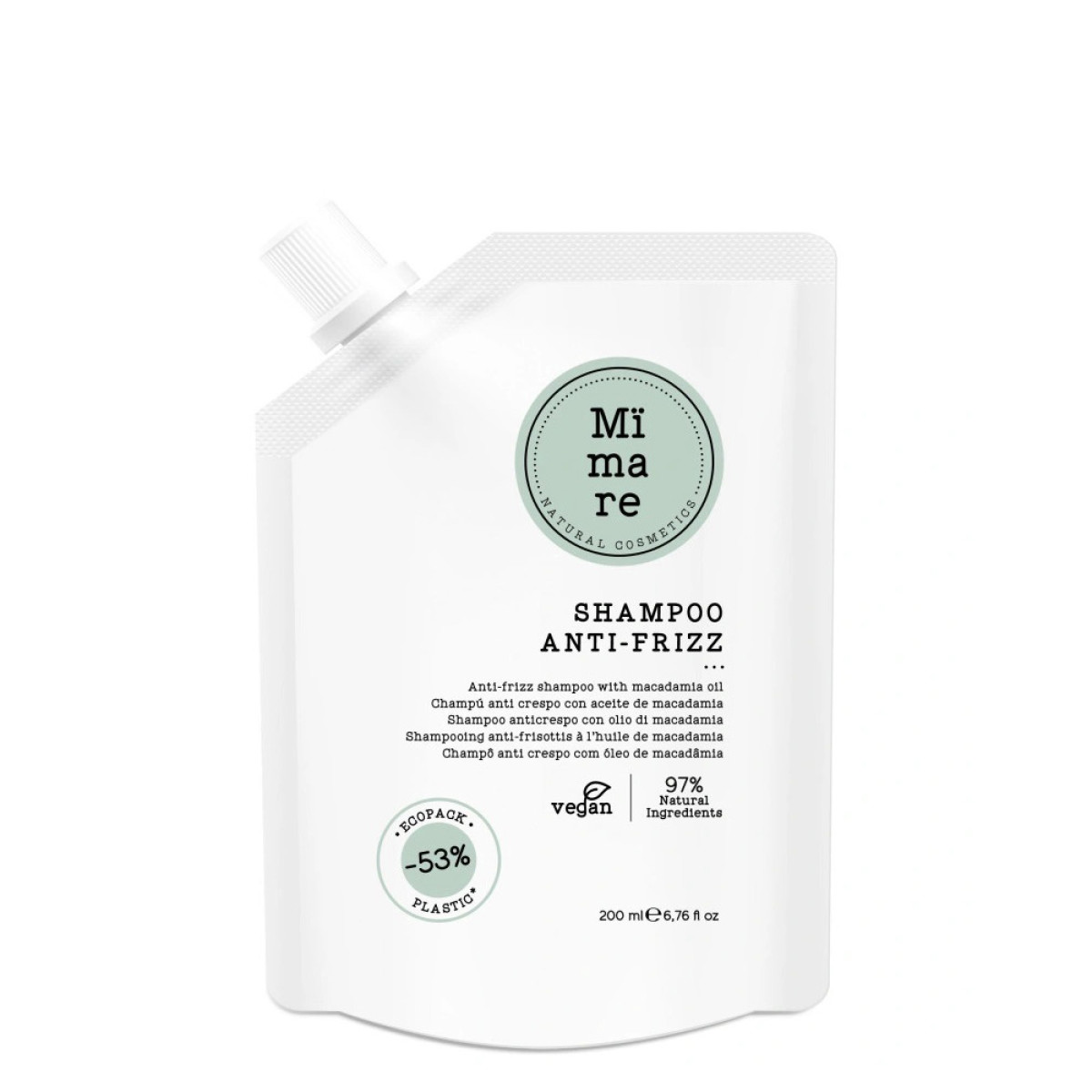 Анти-фриз шампоан с масло от макадамия Mimare Anti Frizz Shampoo 200ml