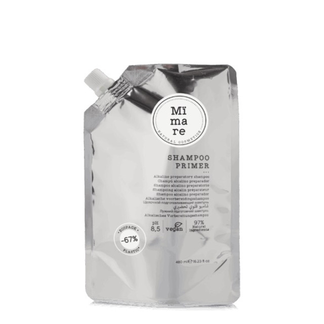 Алкален шампоан за дълбоко почистване преди технически процедури Mimare Primer Shampoo 480ml