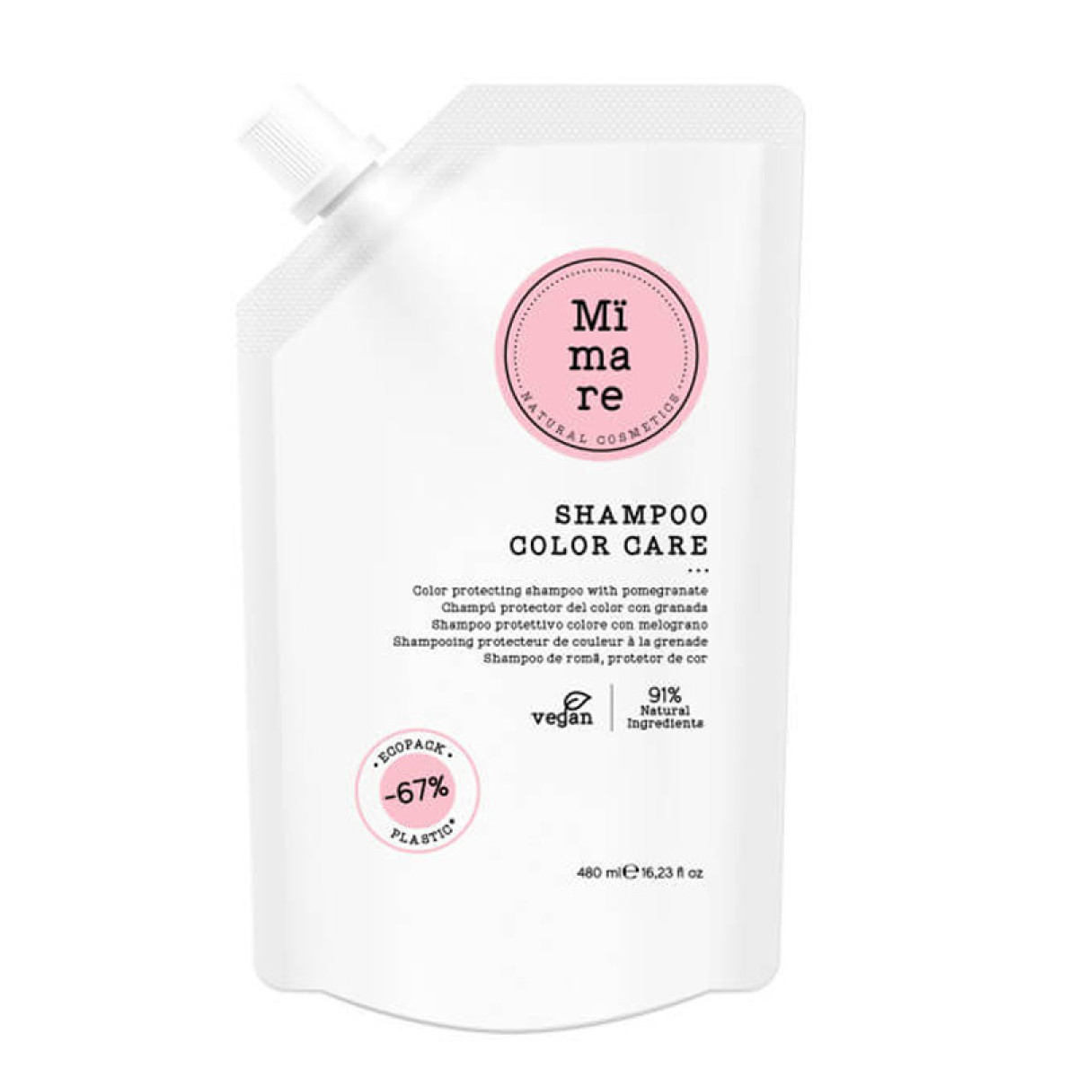 Шампоан за боядисана коса с екстракт от нар Mimare Color Care Shampoo 480ml