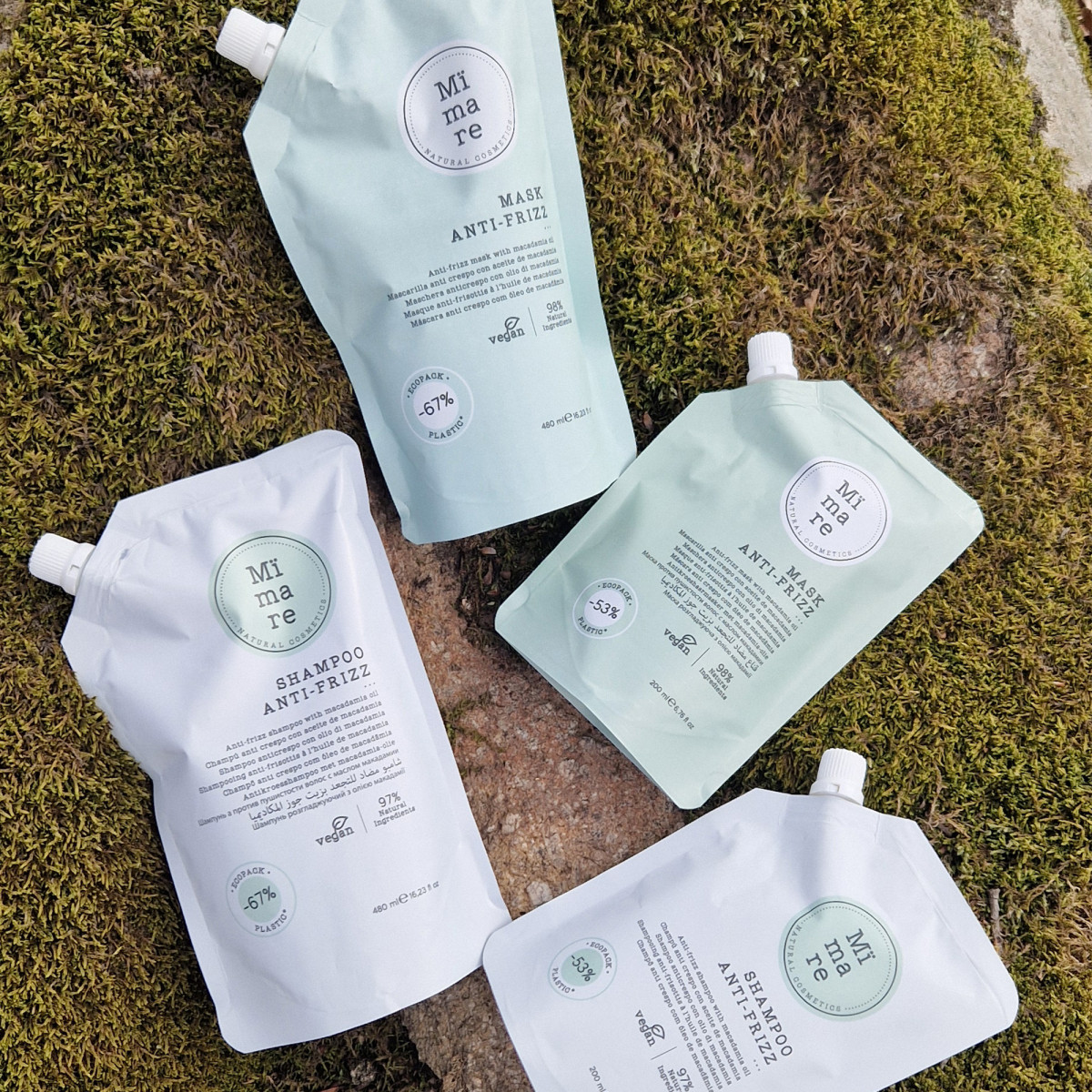 Анти-фриз шампоан с масло от макадамия Mimare Anti Frizz Shampoo 480ml