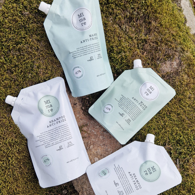 Анти-фриз шампоан с масло от макадамия Mimare Anti Frizz Shampoo 480ml