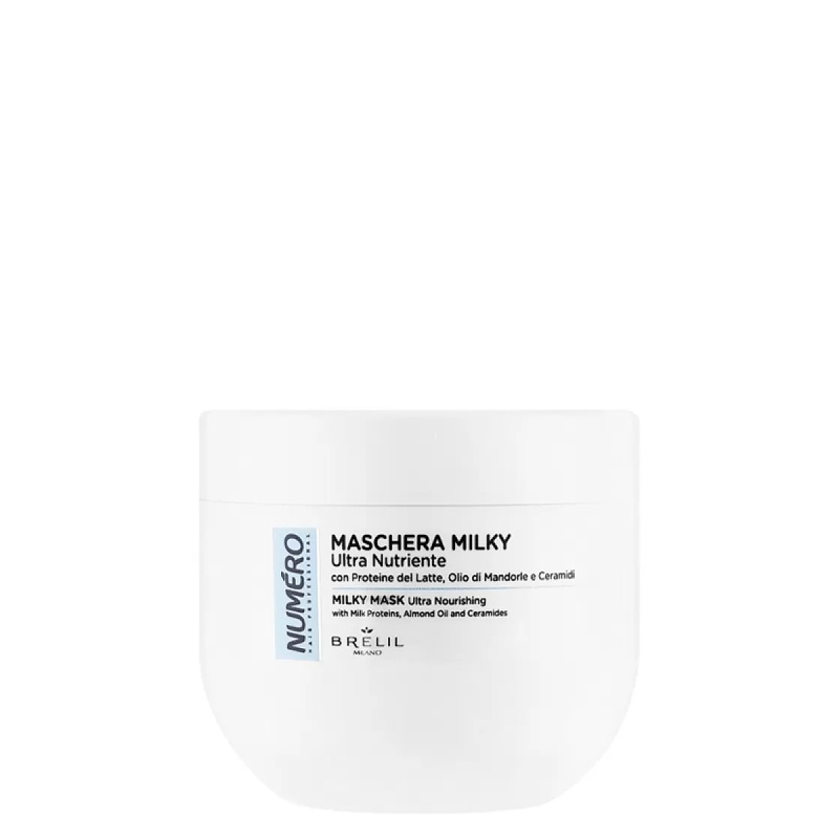 Подхранваща маска за коса с млечни протеини Brelil Numero Milky Mask 400ml