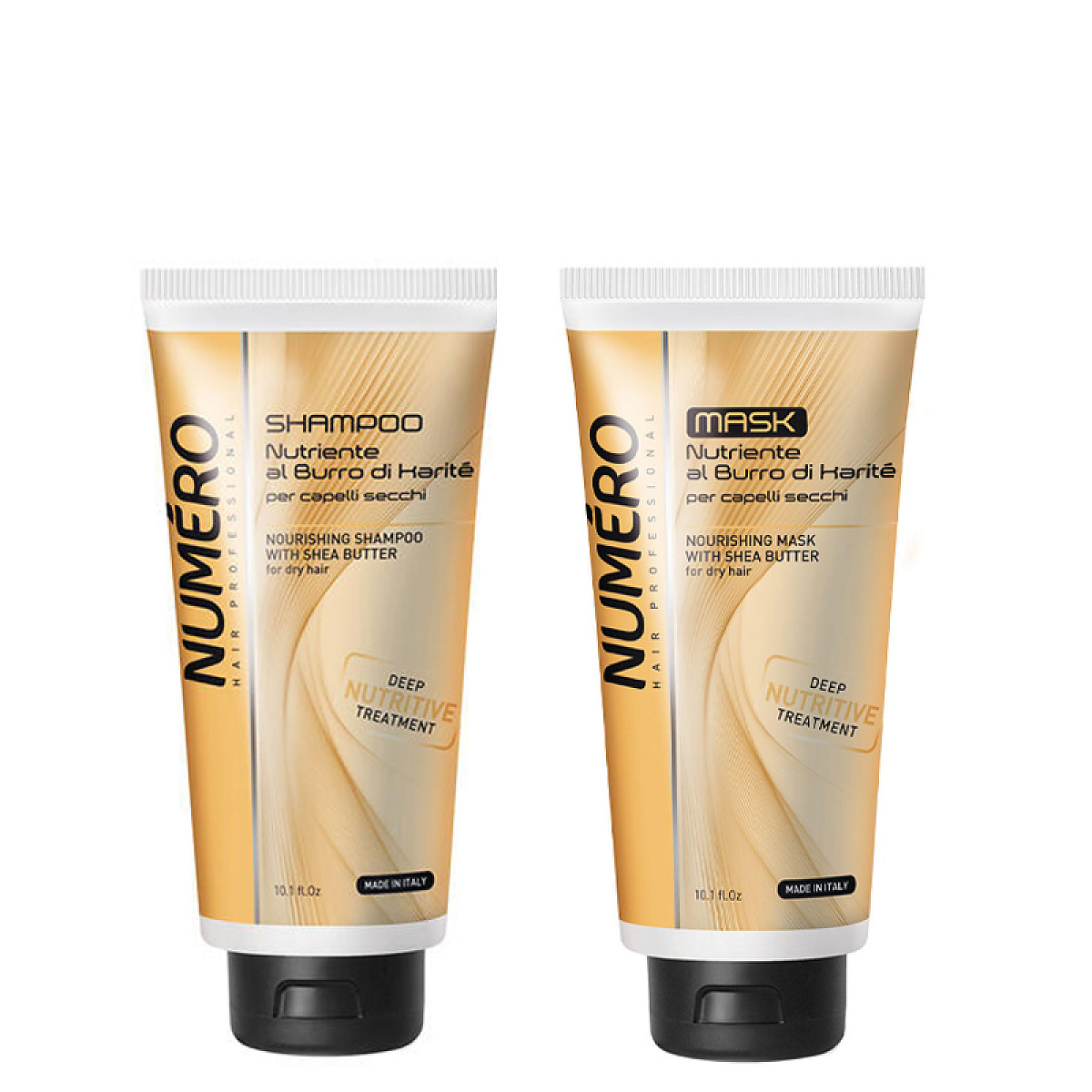 Подхранващ комплект шампоан и маска Brelil Numero Nourishing 2x300ml Подхранващ комплект шампоан и маска Brelil Numero Nourishing 2x300ml