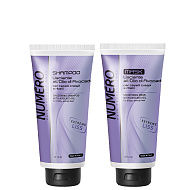 Изглаждащ комплект за непокорна коса Brelil Numero Smoothing 2x300ml Изглаждащ комплект за непокорна коса Brelil Numero Smoothing 2x300ml