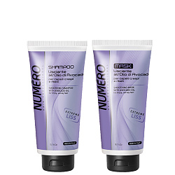 Изглаждащ комплект за непокорна коса Brelil Numero Smoothing 2x300ml Изглаждащ комплект за непокорна коса Brelil Numero Smoothing 2x300ml