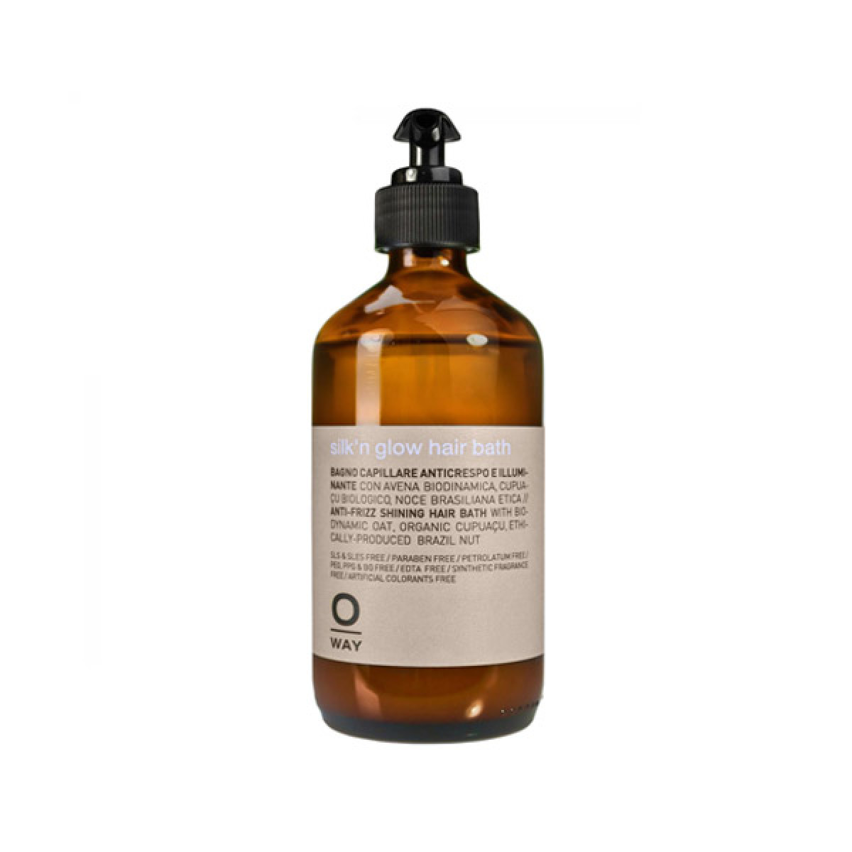 Хидратиращ шампоан за суха и заплетена коса OWAY Silk'n Glow Hair Bath 240ml
