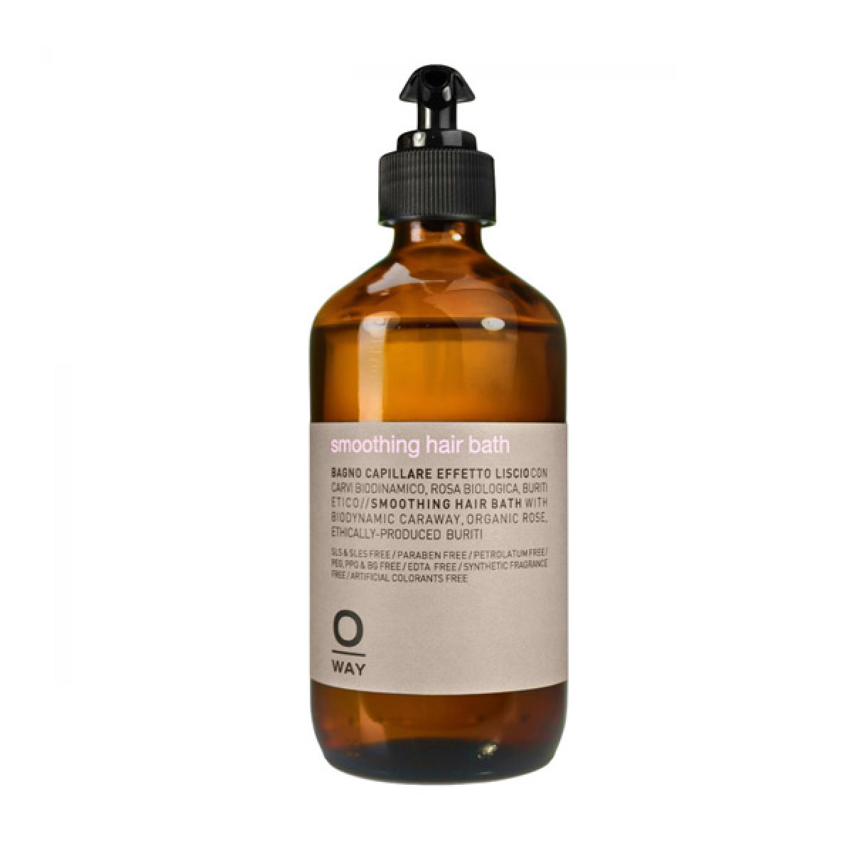 Заглаждащ шампоан за суха и непокорна коса OWAY Smooth Smoothing hair bath 950 ml 