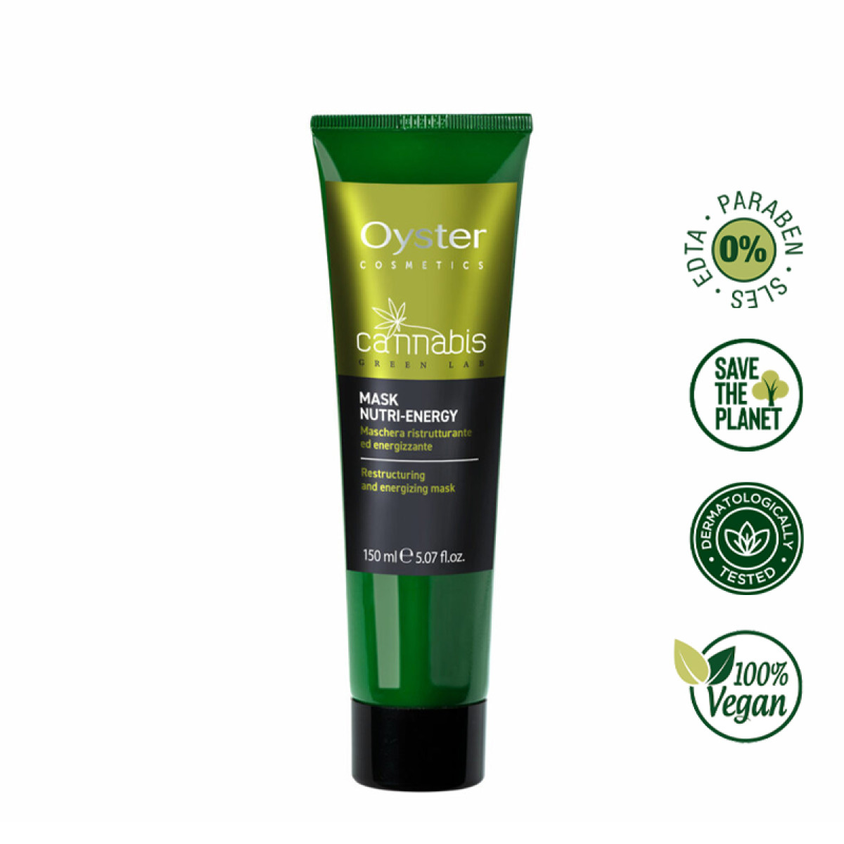 Реструктурираща енергизираща маска Oyster Cannabis Mask Nutri – Energy 150ml Реструктурираща енергизираща маска Oyster Cannabis Mask Nutri – Energy 150ml