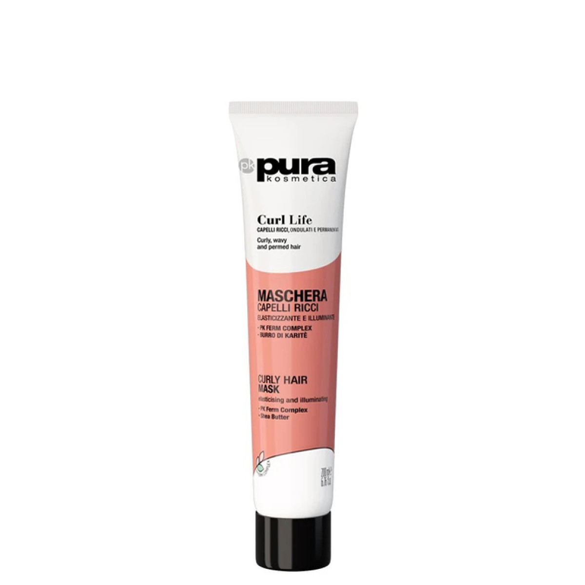 Маска за къдрава коса с масло от карите Pura Kosmetica Curl Life Mask 200ml Маска за къдрава коса с масло от карите Pura Kosmetica Curl Life Mask 200ml