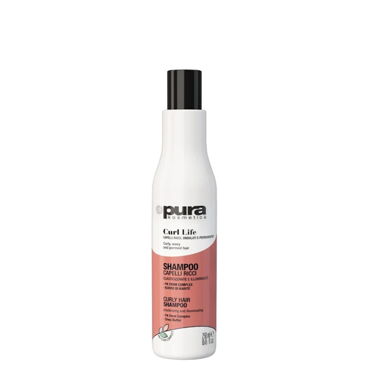 Шампоан за къдрава коса с масло от карите Pura Kosmetica Curl Life Shampoo 250ml Шампоан за къдрава коса с масло от карите Pura Kosmetica Curl Life Shampoo 250ml