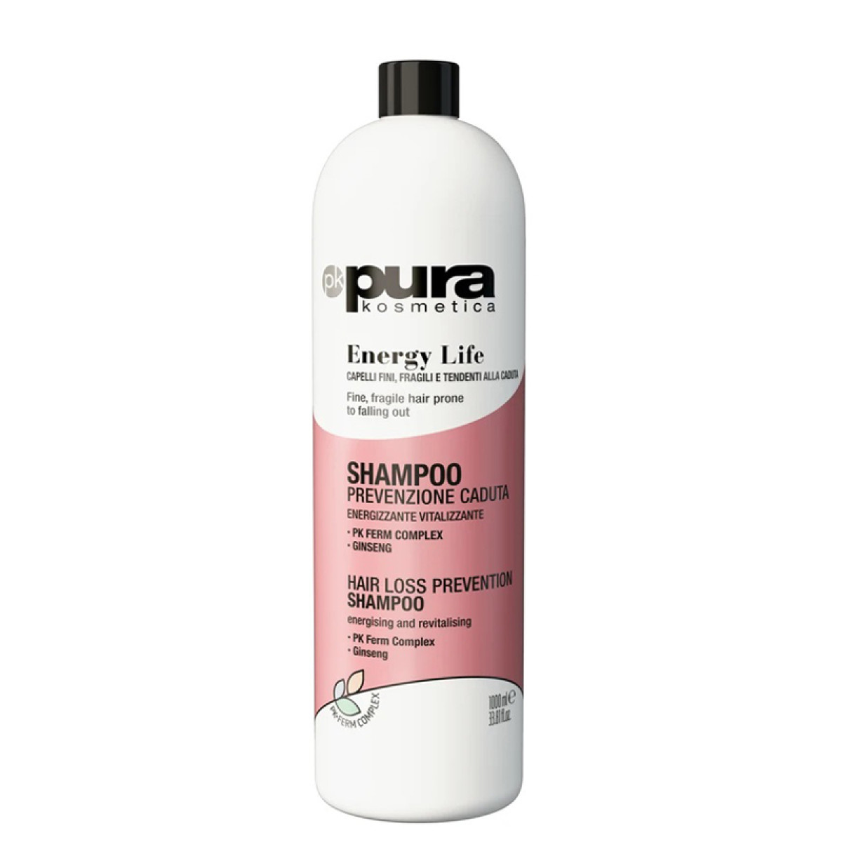 Шампоан против косопад Pura Kosmetica Energy Life Shampoo 1000ml Шампоан против косопад Pura Kosmetica Energy Life Shampoo 1000ml
