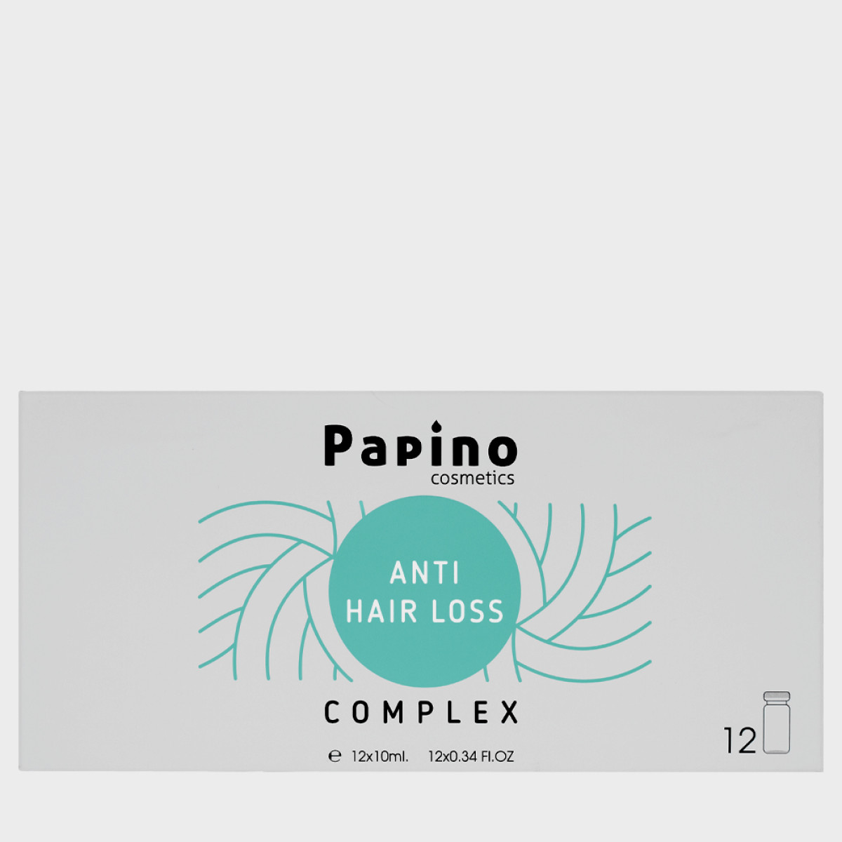 Серум против косопад Papino Cosmetics Anti Hair Loss Complex 12x10ml Серум против косопад Papino Cosmetics Anti Hair Loss Complex 12x10ml