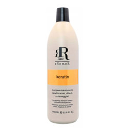 Възстановяващ шампоан с кератин и карите RR Line Keratin Star Restructuring Shampoo 1000ml