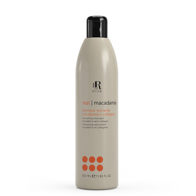 Подхранващ шампоан с масло от макадамия и колаген RR Line Macadamia Star Nourishing Shampoo 350ml 