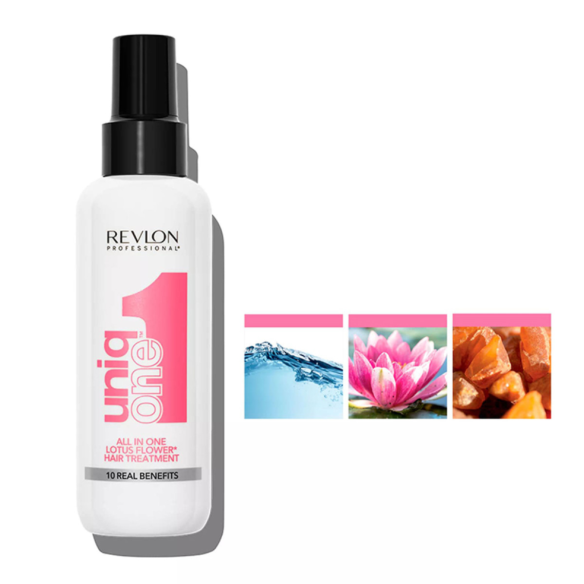Мултифункционален подхранващ спрей 10 в 1 с аромат на лотус REVLON PROFESSIONAL Uniq ONE Hair Treatment Lotus Flower 150ml Мултифункционален подхранващ спрей 10 в 1 с аромат на лотус REVLON PROFESSIONAL Uniq ONE Hair Treatment Lotus Flower 150ml