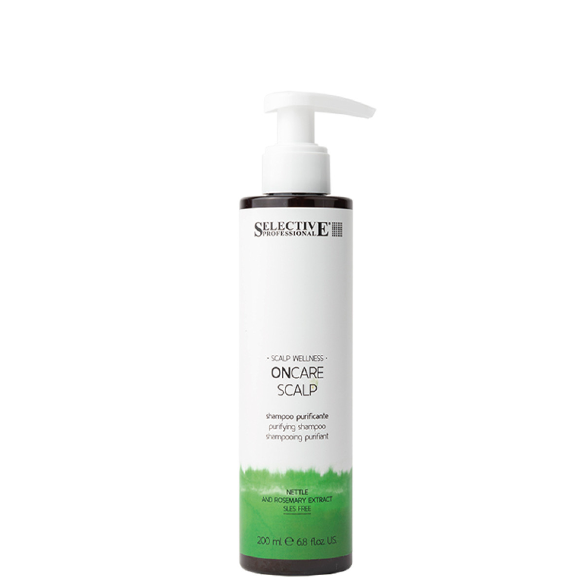 Почистващ шампоан за скалп против пърхот Selective Professional ONcare Scalp Purifying Shampoo 200ml