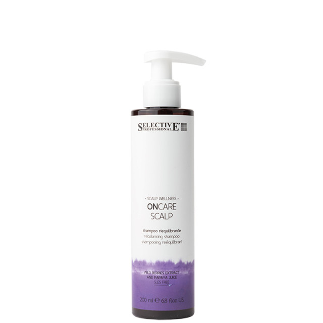 Балансиращ шампоан за скалп склонен към омазняване Selective Professional ONcare Scalp Rebalancing Shampoo 200ml