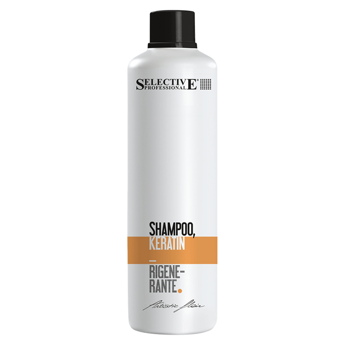 Кератинов шампоан за суха и увредена коса Selective Professional Artistic Flair Keratin Ginerante Shampoo 1000ml