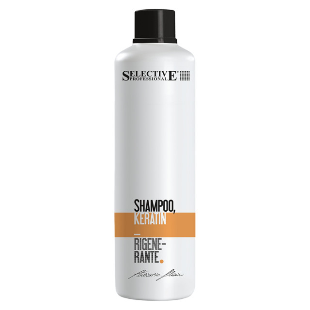 Кератинов шампоан за суха и увредена коса Selective Professional Artistic Flair Keratin Ginerante Shampoo 1000ml