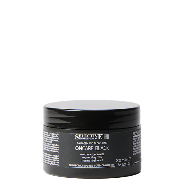 Регенерираща маска за увредена коса Selective ONCARE Black Mask 200ml Регенерираща маска за увредена коса Selective ONCARE Black Mask 200ml