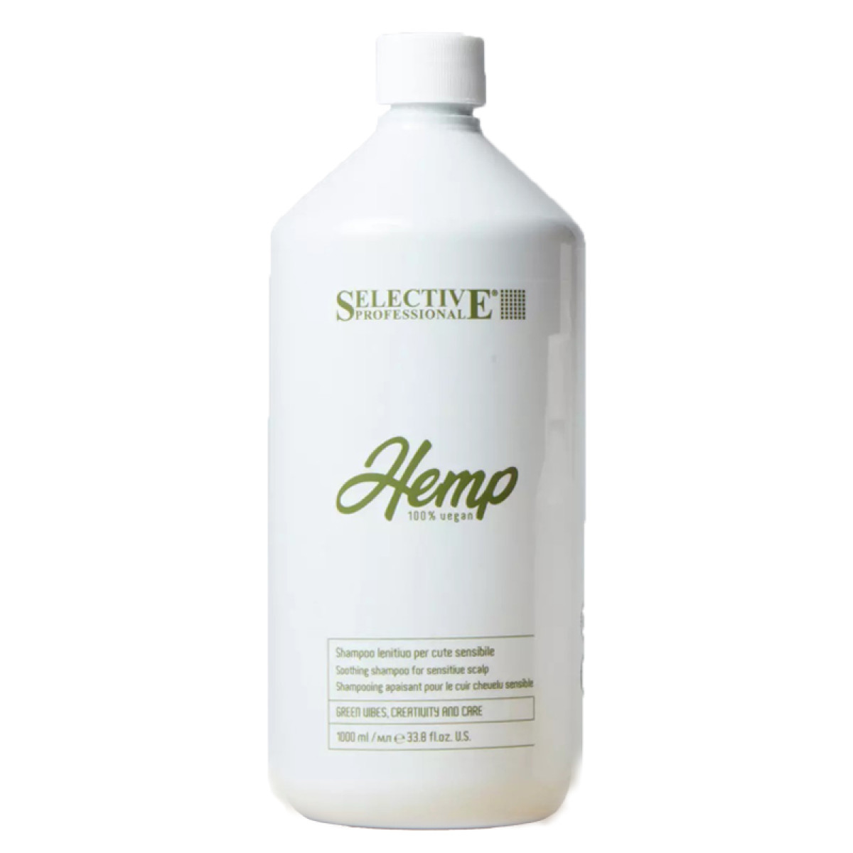 Успокояващ шампоан за чувствителен скалп Selective Professional Hemp Lenitive Shampoo 1000ml Успокояващ шампоан за чувствителен скалп Selective Professional Hemp Lenitive Shampoo 1000ml