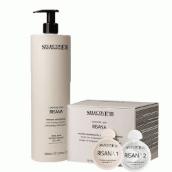 Възстановяващ шампоан и маска Selective Risana Shampoo and Mask