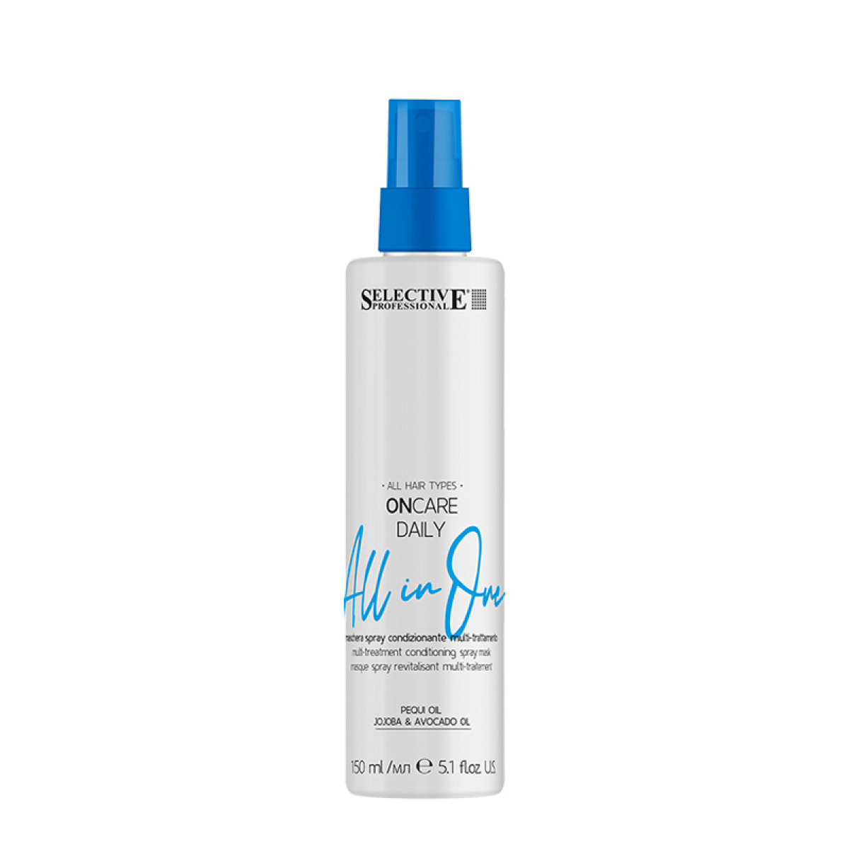 Мултифункционална спрей-маска за всеки тип коса Selective Professional All in One 15 Benefits 150ml Мултифункционална спрей-маска за всеки тип коса Selective Professional All in One 15 Benefits 150ml
