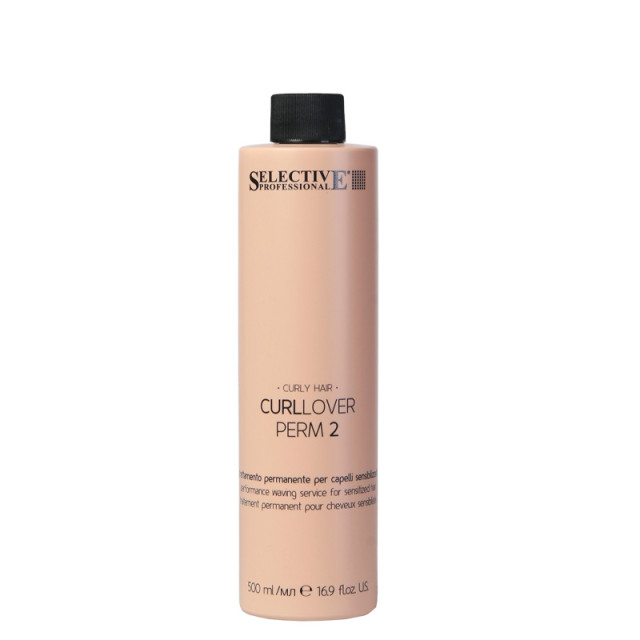 Къдрин за боядисана и третирана коса „2“ Selective Professional Curllover Perm 500ml Къдрин за боядисана и третирана коса „2“ Selective Professional Curllover Perm 500ml