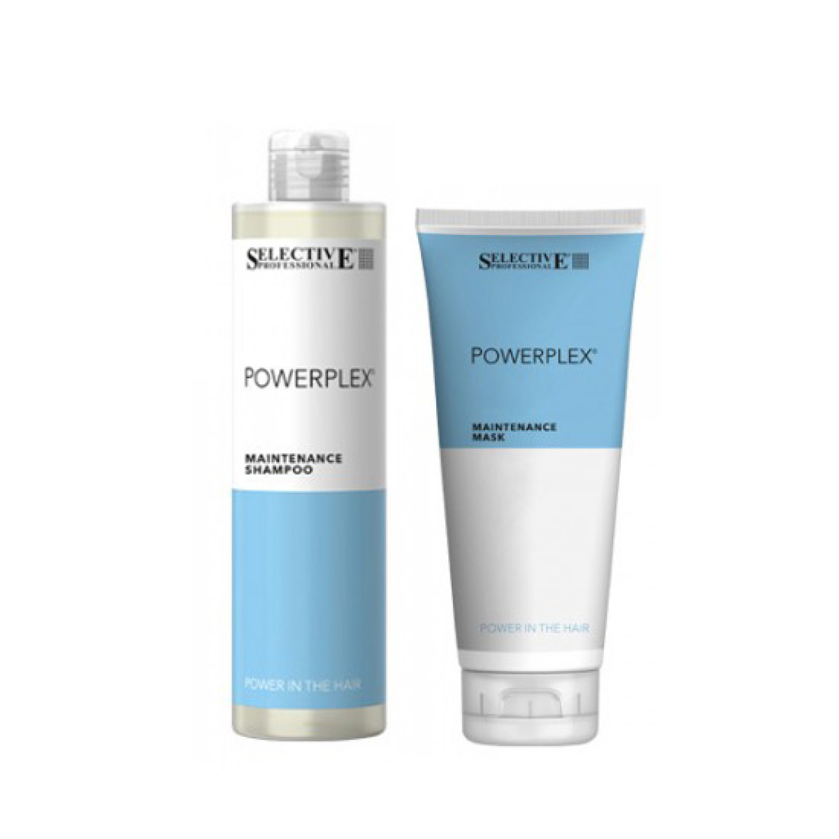 Поддържащ комплект шампоан и маска Selective Professional Powerplex Shampoo and Mask Поддържащ комплект шампоан и маска Selective Professional Powerplex Shampoo and Mask