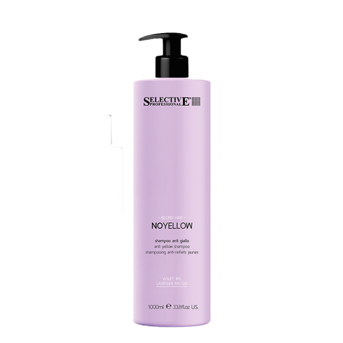Матиращ шампоан за неутрализиране на жълти оттенъци Selective Professional No Yellow Shampoo 1000ml
