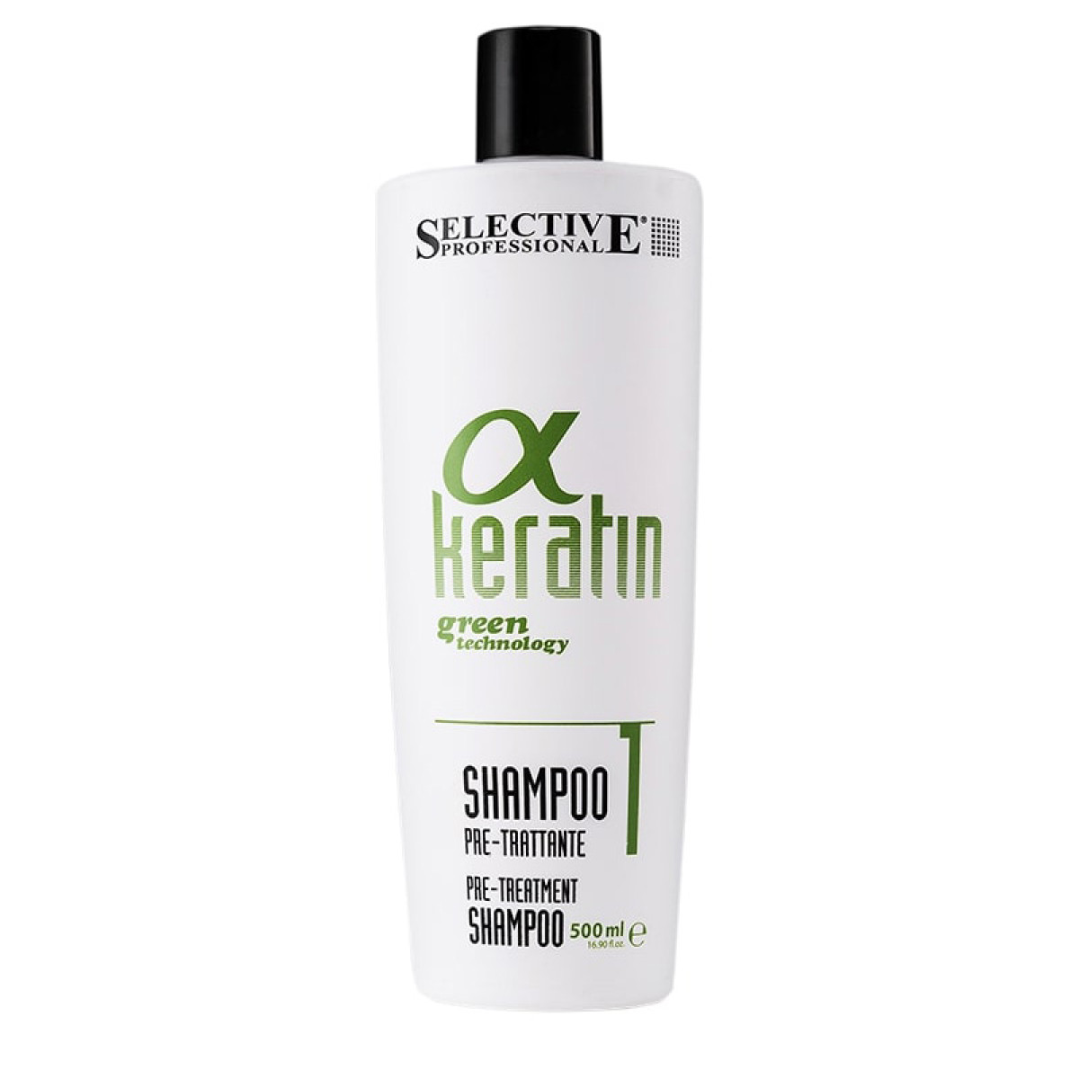 Дълбоко почистващ шампоан Selective α-Keratine Pre-Treatment Shampoo 500ml Дълбоко почистващ шампоан Selective α-Keratine Pre-Treatment Shampoo 500ml
