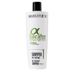 Дълбоко почистващ шампоан Selective α-Keratine Pre-Treatment Shampoo 500ml