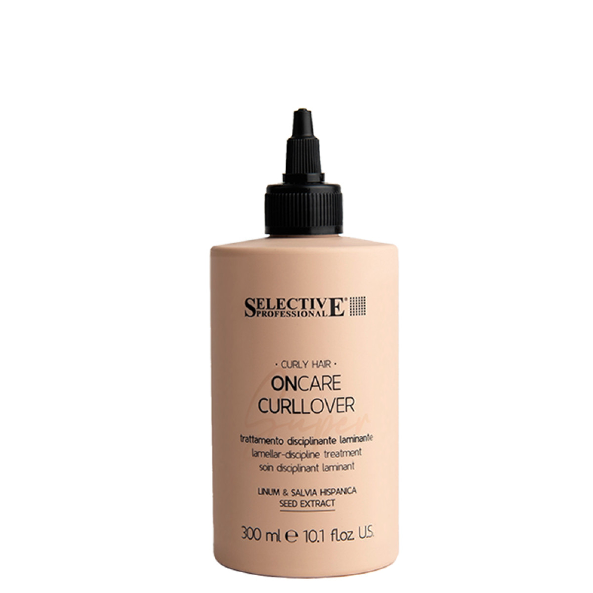 Ламинираща дисциплинираща терапия за къдрава коса  Selective On Care Super CURLLOVER Lamellar Treatment 300ml 