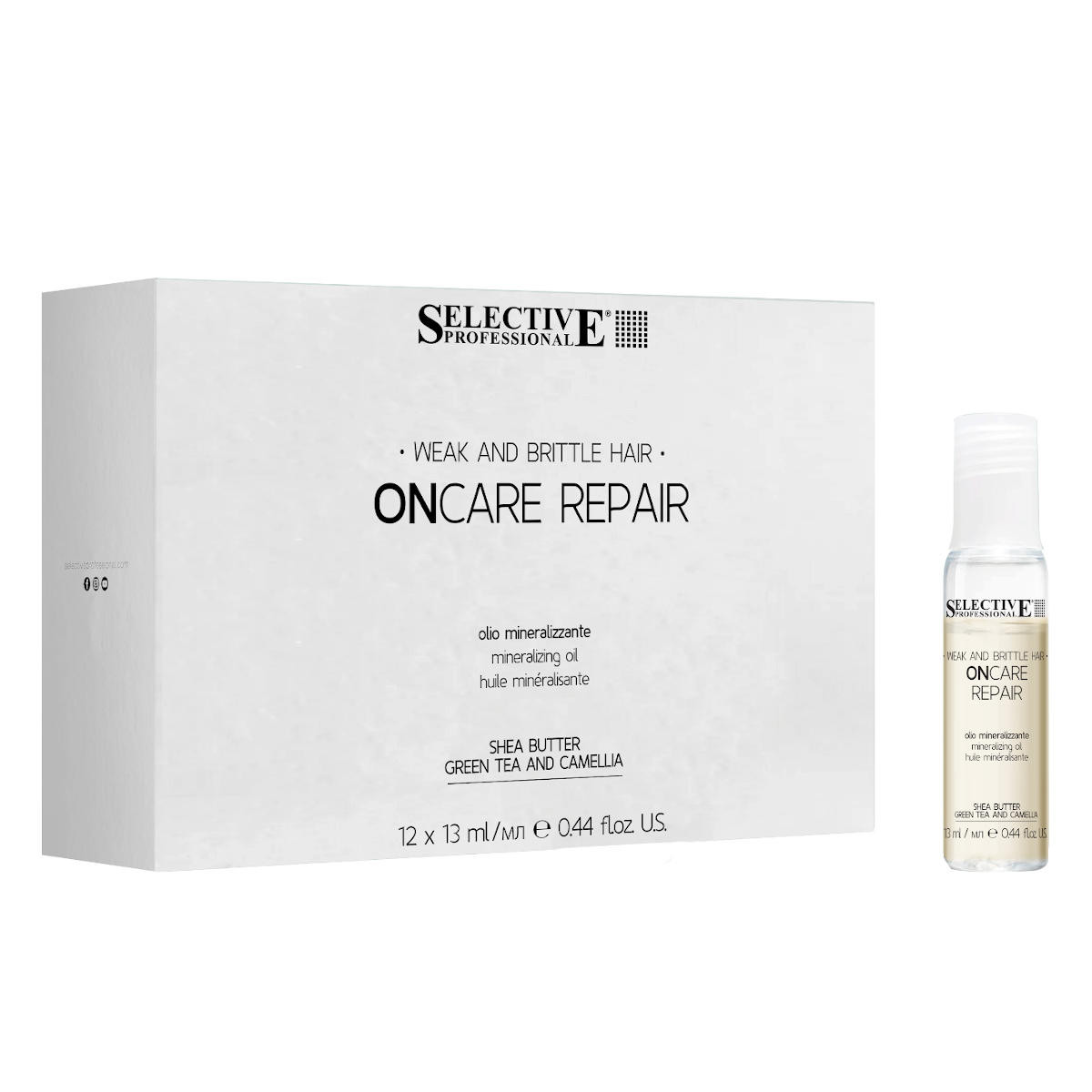 Възстановяващо минерализиращо масло Selective On Care Repair Mineralizer Oil 12x13ml Възстановяващо минерализиращо масло Selective On Care Repair Mineralizer Oil 12x13ml