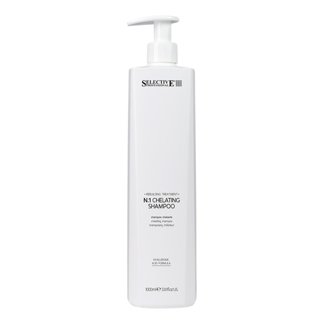 Дълбокопочистващ шампоан с хиалуронова киселина Selective Rebuilding Chelating Shampoo 1000ml Дълбокопочистващ шампоан с хиалуронова киселина Selective Rebuilding Chelating Shampoo 1000ml